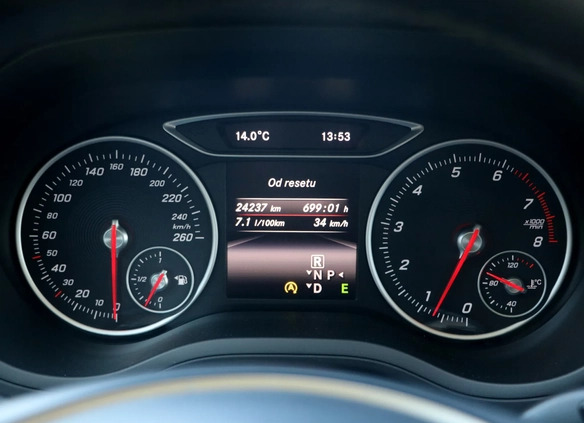 Mercedes-Benz Klasa B cena 58600 przebieg: 116276, rok produkcji 2015 z Różan małe 667